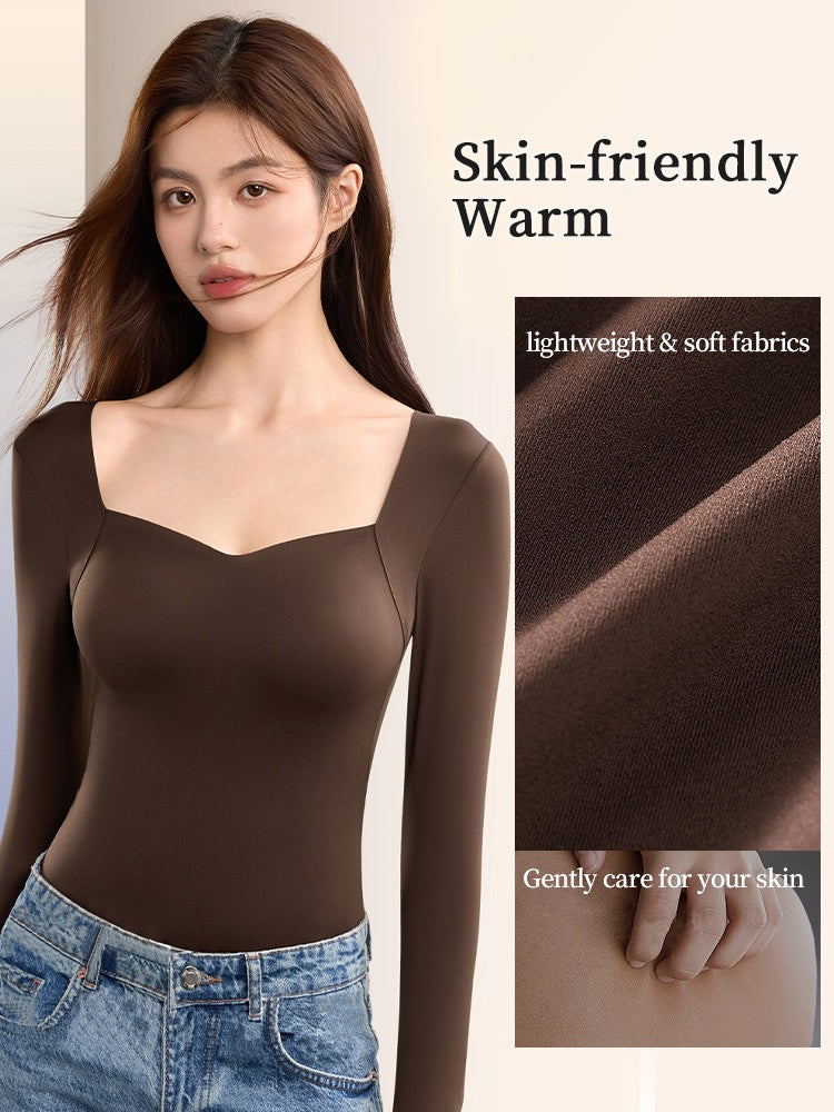 š ThermaSilk⢠Square Neck Padded Thermal Top | Buy 1 Get 1 FREE