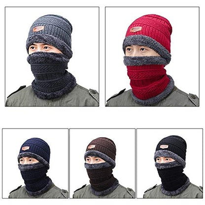 Beanie Cap & Muffler for Men