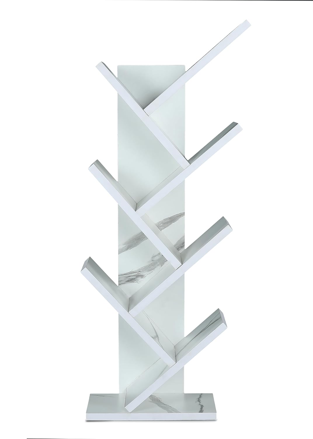 🔥TreeShelf 7™ – Wooden V-Shaped Book Rack