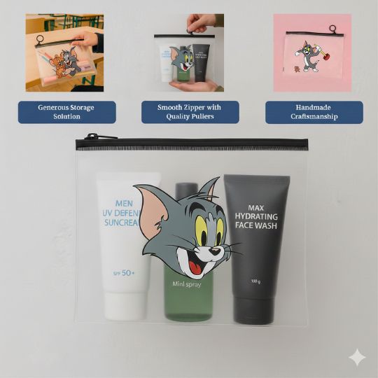 Tom & Jerry Transparent Pouch