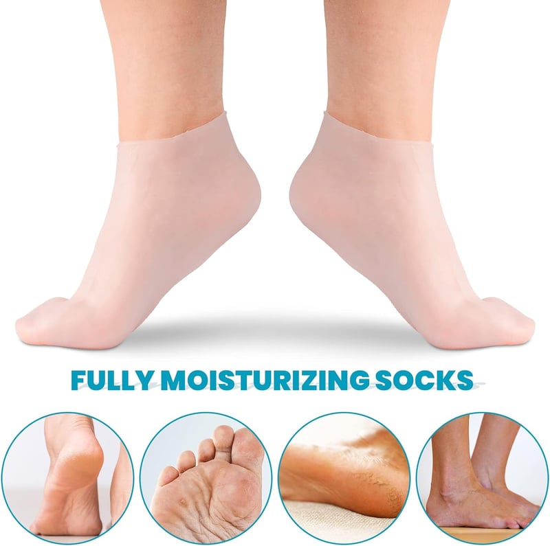 SoftStep™ Silicone Spa Socks | BOGO Offer
