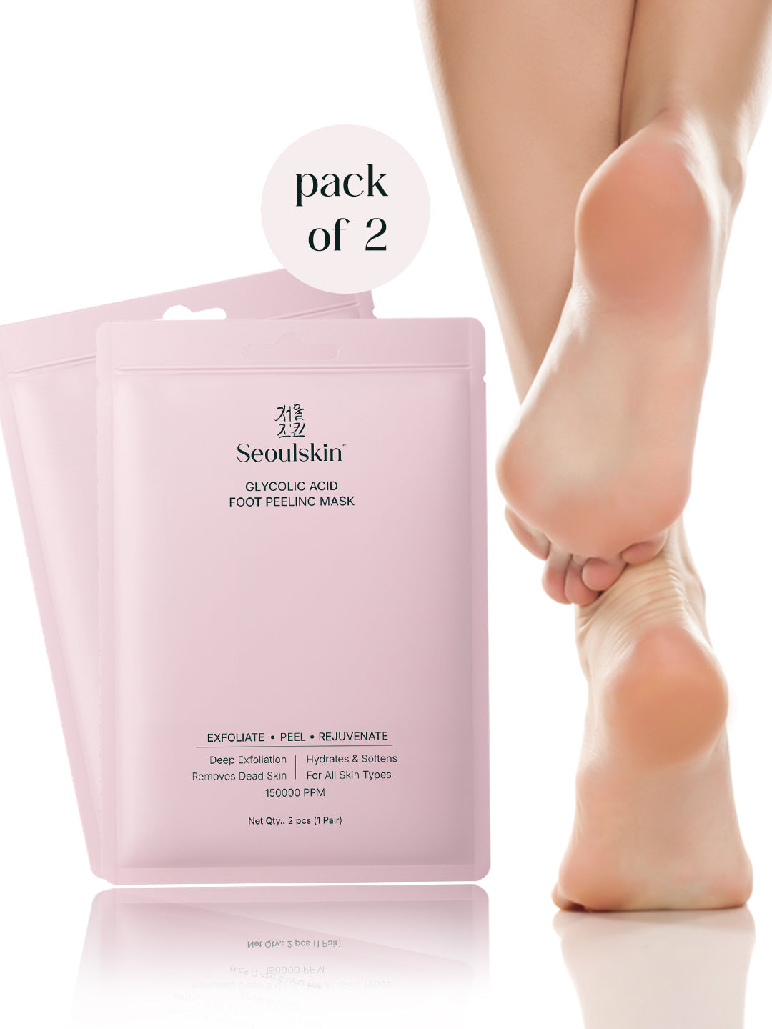SeoulSkin™ SmoothPeel Foot Mask | BOGO Offer