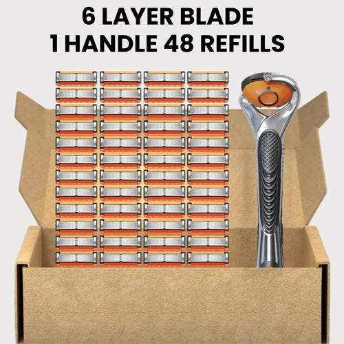 24-Piece Men's Razor Refill Set + Free Handle